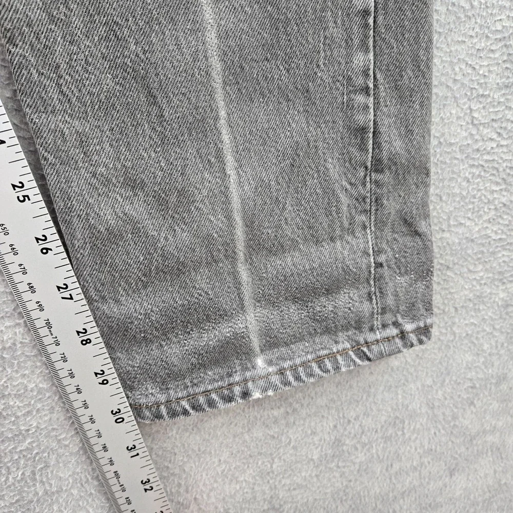 VINTAGE Levi's 501 Men Jeans 33x32 Gray Denim Straight Original Button Fly READ